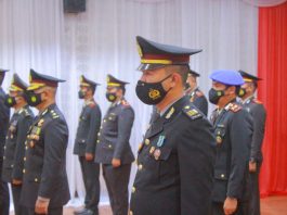 HUT Ke-75 Bhayangkara, 43 Personel Polres Tanah Bumbu Naik Pangkat