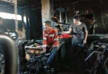 Ruko Agen Sosis Terbakar di Jalan Cendrawasih Banjarmasin