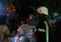 Selang Beberapa Jam Kebakaran di Dua Lokasi, Seorang Relawan Alami Luka Telapak Tangan