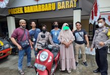 Polsek Banjarbaru Barat Amankan Perempuan Usia 52 Tahun, Sehari Dua Kali Mencuri