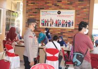 Warga Antusias Ikuti Vaksin Tahap II di Pendopo Polres Tanah Bumbu