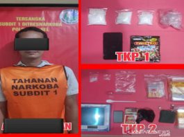 Warga Handil 3 Kertak Hanyar Ditangkap Bawa 100 Gram Sabu Disimpan Dalam Bungkus Snack