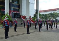 Paskibra Pemprov Kalsel Mantapkan Latihan Jelang Upacara HUT Ke-76 Kemerdekaan RI
