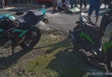 Dua Motor Tabrakan di Gambah HSS, Purnawirawan TNI Meninggal di Lokasi Kecelakaan