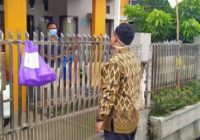 Polsek Banjarbaru Barat Sambangi Personel Isoman, Kirim Obat dan Sembako