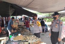 Polri Intesifkan Patroli di Pasar Panas Kelua Tabalong