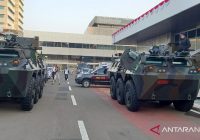 Jelang Pidato Kenegaraan Jokowi, 2 Tank Anoa dan Kendaraan Taktis Disiagakan di Kompleks Parlemen