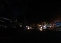 Bagian Giat Penyekatan PPKM Level IV, PJU di Jalan-jalan Protokol Banjarmasin Dipadamkan