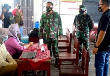 Serbuan Vaksinasi, Kodim 1007/Banjarmasin Jangkau Masyarakat Pinggiran dengan Sistem Mobile
