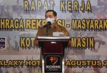 Wali Kota Ibnu Sina Berharap KORMI  Harumkan Nama Banjarmasin Lewat Olah Raga Rekreasi