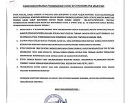 Kecamatan Mantewe Tanah Bumbu Serius Tangani Covid-19, Ini Buktinya