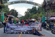 Rayakan HUT Kemerdekaan, MAXI Yamaha Touring Lewati Empat Provinsi Lintas Kalimantan