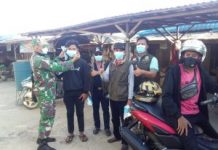 "Gebrak Masker" di Pasar Sudan Raya