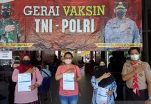 359 Anggota Pramuka Dapat Serbuan Vaksinasi Polda Kalsel