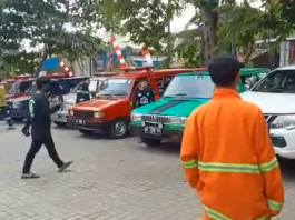 Peringatan Detik-detik Proklamasi Beberapa Titik di Banjarmasin