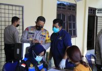 Gerai Vaksin Presisi Polresta Banjarmasin Layani Dosis Pertama