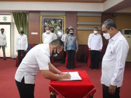 Begini Harapan Pj Gubernur Kalsel Kepada Pengurus IKAPTK Kabupaten Banjar yang Baru dikukuhkan