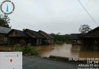 Banjir Melanda Desa Sungai Rukam, Kecamatan Kusan Hulu, Kabupaten Tanah Bumbu