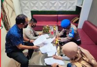 Tiga Tersangka Saksikan Pemusnahan Sabu di Ruang Satresnarkoba Polres Banjar