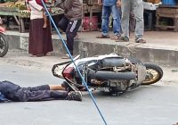 Laka Lantas R2 vs Truk Dekat Terminal Kelua, Korban Meninggal Dunia di Tempat