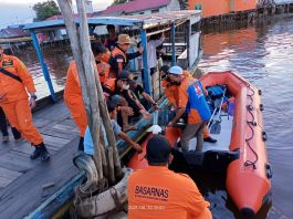 Pencarian Korban Tenggelam di Sekitar Pelabuhan Feri Sungai Gampa dilanjutkan Besok Pagi