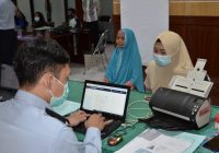 Calon Jamaah Haji di Tanah Laut Antusias Manfaatkan "Eazy Passport"