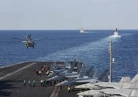 Heli Angkatan Laut AS Jatuh Setelah Lepas Landas dari Kapal Induk Abraham Lincoln