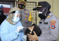 Sering Mobile, Puluhan Personel Polresta Banjarmasin Dites Swab Antigen, Ini Hasilnya
