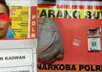 Polres Kapuas Tangkap Budak Sabu di Lahan Perusahaan di Mentangai