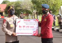 20 Personel Polda Kalteng Dapatkan Beasiswa Kuliah di Poltekkes Palangka Raya