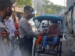 Operasi AmanNusa II Intan, Personel Polda Kalsel Sisir Pasar Sudimampir dan Kuripan