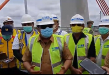 Paman Birin Berharap Presiden Resmikan Jembatan Sei Alalak September Ini