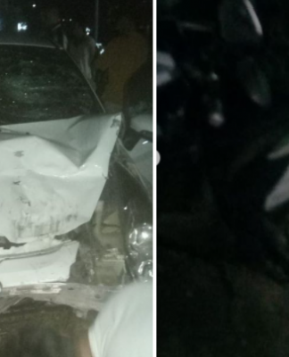 Dini Hari Terjadi Kecelakaan di Km 7 Kertak Hanyar, 2 Korban Parah Salah Satunya Diduga Meninggal