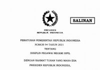 PP Terbaru Mengatur Disiplin PNS, Simak Apa Saja Larangan dan Sanksi Teguran Hingga Pemotongan Tukin