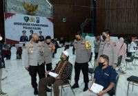 1.477 Orang Berhasil Divaksin di Dua Tempat Hasil Kerja Bareng Polda Kalsel dengan BEM
