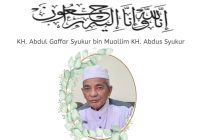 Innalillahi, Guru Gaffar Putra Mualim Syukur Teluk Tiram Banjarmasin Meninggal Dunia