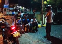 Bhabinkamtibmas Polsek Bintang Ara Tabalong Sisir Tempat Remaja Nongkrong