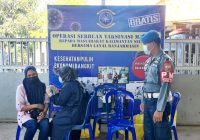 Giliran Warga Kuin Cerucuk Diserbu Tim Servak TNI AL-Lanal Banjarmasin