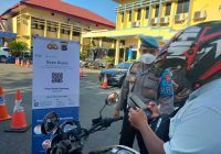Perhatian! Masuk Mapolda Kalsel Harus Gunakan Aplikasi PeduliLindungi