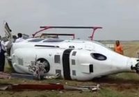 Kronologi Jatuhnya Helikopter di Bandara Budiarto, Tangerang, Banten, Helikopter Rusak Parah