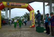Hari Jadi Provinsi Kalsel, Gubernur Lepas Peserta Gerak Jalan