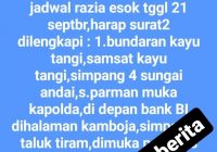 Kasat Lantas Polresta Banjarmasin Tegaskan Informasi Lokasi-Lokasi Razia Adalah Hoax