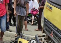 Laka Lantas di Pemangkih, Pengendara R2 Alami Luka Usai Tabrakan dengan R6