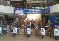 Lurah di Banjarmasin Gunakan Motor Listrik untuk Operasional