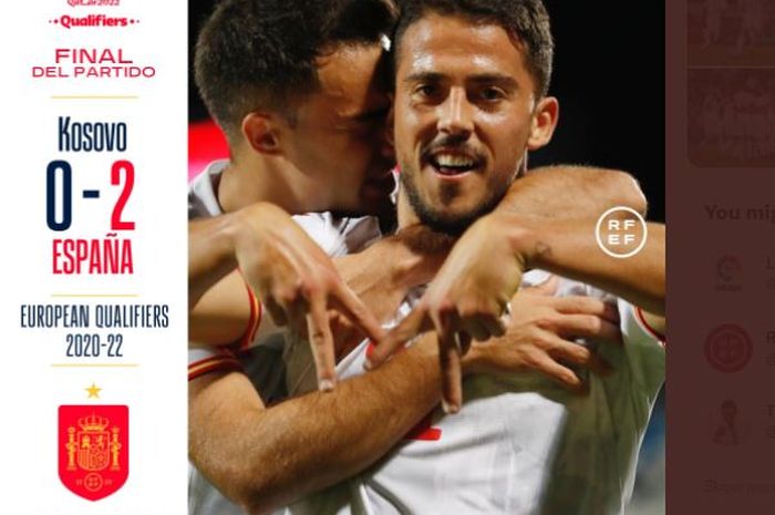 Hasil Kualifikasi Piala Dunia 2022, Dari Provokasi Eks PSG ke Wartawan Lokal Hingga Spanyol Tumbangkan Kosovo 2-0