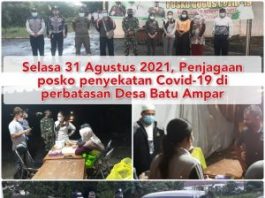 Tekan Penyebaran Covid-19 di Tanah Bumbu, Posko PPKM Perbatasan Gencar Lakukan Pemeriksaan