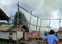 Kebakaran di Sampanahan Kotabaru Hanguskan Rumah Walet