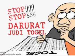 Judi Togel di Desa Awang Besar 'Gulung Tikar'