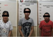 Sabu Banjarmasin, Polsek Barat Tangkap Tiga TSK di Tepian Kali Barito