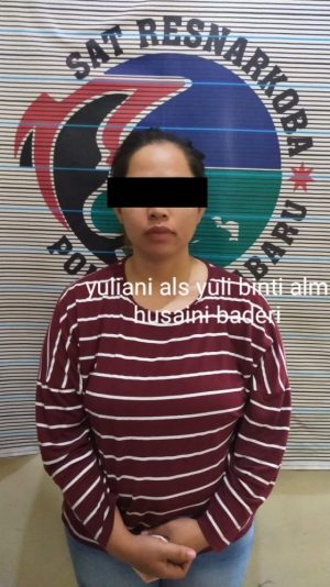Tersangkut Kasus Sabu, Perempuan Inisial YL Terpaksa Nginap di Sel Polres Kotabaru